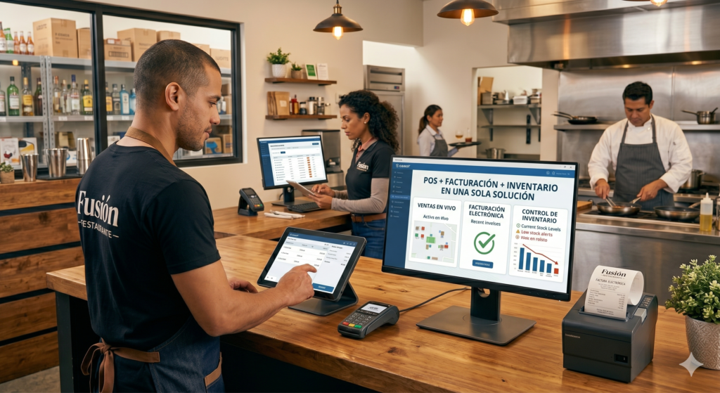 POS + facturación + inventario en una sola solución