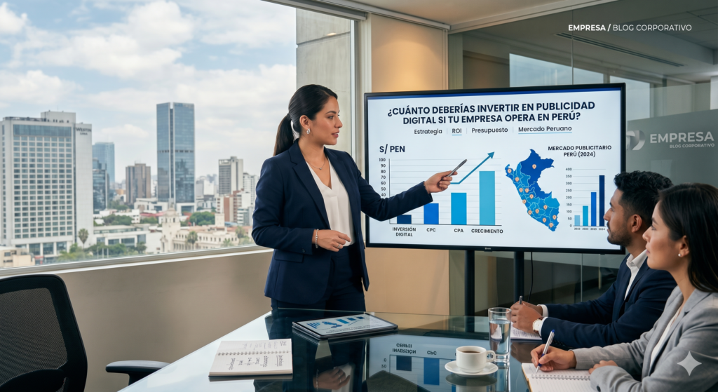 ¿Cuánto deberías invertir en publicidad digital si tu empresa opera en Perú?
